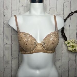 Wacoal Romantic Notions Tan Underwire Bra D75/34C